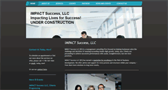 Desktop Screenshot of impactsuccessllc.com